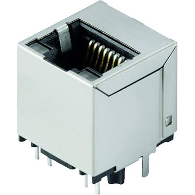 Weidmüller R1V 1.9N4YG/YG RJ45 Stecker - 10 Pole - Silber/Schwarz - RJ Typ Weidmüller R1V 1.9N4YG/YG RJ45 Stecker - 10 Pole - Silber/Schwarz - RJ Typ