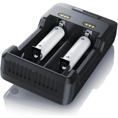 Aplic Batterie Ladegerät 2000 mA, USB Akku Lader mit zwei Steckplätzen für Ni-MH / Ni-Cd / Li-ion Akkus (Ladegerät ohne Akku), Akku Ladegerät Aplic Batterie Ladegerät 2000 mA, USB Akku Lader mit zwei Steckplätzen für Ni-MH / Ni-Cd / Li-ion Akkus (Ladegerät ohne Akku), Akku Ladegerät