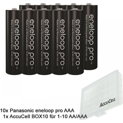 Panasonic eneloop pro - NiMH AAA Mikro Akku - 950mAh - Hohe Kapazität Panasonic eneloop pro - NiMH AAA Mikro Akku - 950mAh - Hohe Kapazität