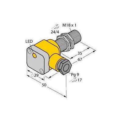 Turck - BI5-G18SK-Y1X - ATEX - KEMA 02 - Induktiver Sensor Turck - BI5-G18SK-Y1X - ATEX - KEMA 02 - Induktiver Sensor
