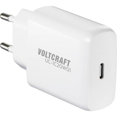 VOLTCRAFT UC-1C20W01 Ladegerät - 20 W USB-C - Wandmontage - GaN VOLTCRAFT UC-1C20W01 Ladegerät - 20 W USB-C - Wandmontage - GaN