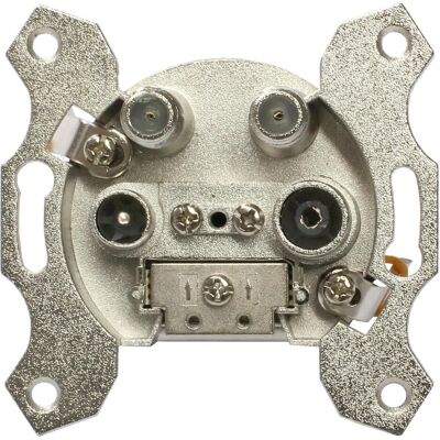 Astro GUT 400 Steckdose Aluminium (Antennendose), SAT Zubehör, Silber Astro GUT 400 Steckdose Aluminium (Antennendose), SAT Zubehör, Silber