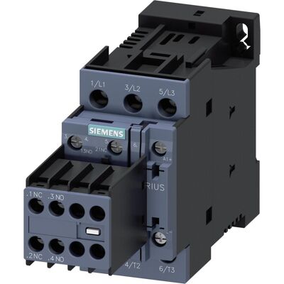 Siemens Modell 3RT2024-1BB44 - Leistungsschütz AC-3 5,5kW/400V Siemens Modell 3RT2024-1BB44 - Leistungsschütz AC-3 5,5kW/400V