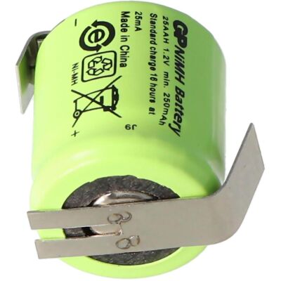 AccuCell Akku für Sanyo N-110AA Akku NiMH 1/3 AA Mignon mit Lötfahne Z-Form (1 Stk., AA), Akku Ladegerät AccuCell Akku für Sanyo N-110AA Akku NiMH 1/3 AA Mignon mit Lötfahne Z-Form (1 Stk., AA), Akku Ladegerät