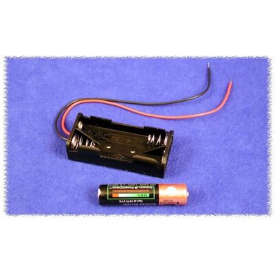 Hammond BH2AAAW Batteriehalter 2 x AAA Kunststoff Schwarz 1 St., Batterie Zubehör, Schwarz Hammond BH2AAAW Batteriehalter 2 x AAA Kunststoff Schwarz 1 St., Batterie Zubehör, Schwarz