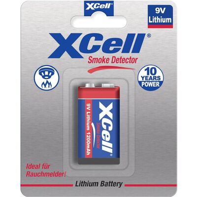 XCell 9 V Block-Batterie Lithium ER9 (1 Stk., 9V Block, 1200 mAh), Batterien + Akkus XCell 9 V Block-Batterie Lithium ER9 (1 Stk., 9V Block, 1200 mAh), Batterien + Akkus