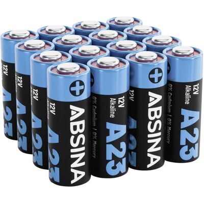 Absina A23 16 St (16 Stk., A23, 55 mAh), Batterien + Akkus Absina A23 16 St (16 Stk., A23, 55 mAh), Batterien + Akkus