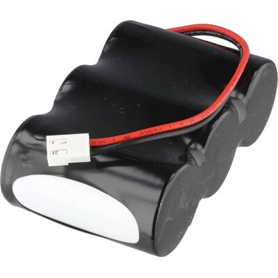 AccuCell Notleuchtenakku NiMH 3,6V 4500mAh F1x3 Mono D mit Kabel und Stecker ersetzt Saft 802712, Akku Ladegerät AccuCell Notleuchtenakku NiMH 3,6V 4500mAh F1x3 Mono D mit Kabel und Stecker ersetzt Saft 802712, Akku Ladegerät