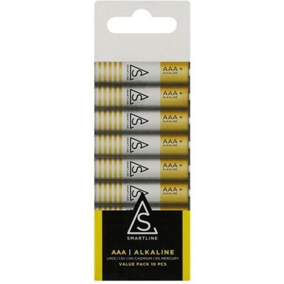 AAA Smartline LR3 Alkaline 10-pack (10 Stk., AAA), Batterien + Akkus AAA Smartline LR3 Alkaline 10-pack (10 Stk., AAA), Batterien + Akkus