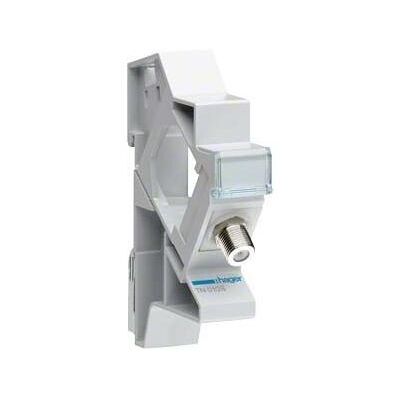 Hager TN010S - Koax Modul F/F - Hutschienenmontage Hager TN010S - Koax Modul F/F - Hutschienenmontage