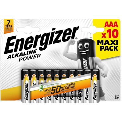 Energizer Alkaline Power Micro (AAA) Blister 10 Stück (10 Stk., AAA), Batterien + Akkus Energizer Alkaline Power Micro (AAA) Blister 10 Stück (10 Stk., AAA), Batterien + Akkus