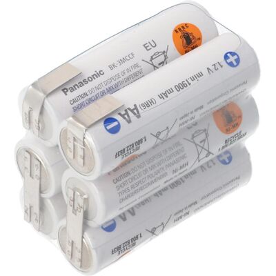 Panasonic F2x3 6/BK-3MCCE NiMH Akku-Pack - 7,2V mit Lötfahne Panasonic F2x3 6/BK-3MCCE NiMH Akku-Pack - 7,2V mit Lötfahne