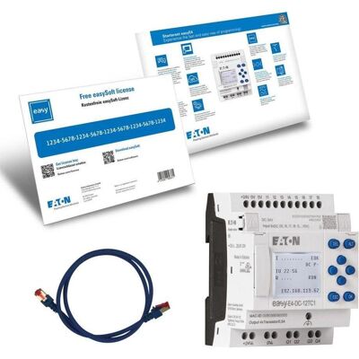Eaton EASY-E4-DC1 Starterpaket PLC - Digitale Eingänge & Transistor-Ausgänge Eaton EASY-E4-DC1 Starterpaket PLC - Digitale Eingänge & Transistor-Ausgänge