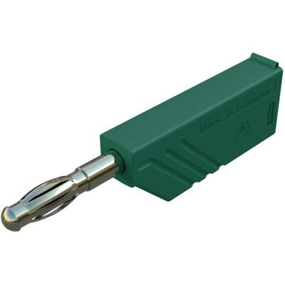 SKS Lamellenstecker Stecker, gerade Stift-Ø: 4 mm Grün LAS N WS grün Au 1 St., Elektronikkabel + Stecker, Grün SKS Lamellenstecker Stecker, gerade Stift-Ø: 4 mm Grün LAS N WS grün Au 1 St., Elektronikkabel + Stecker, Grün