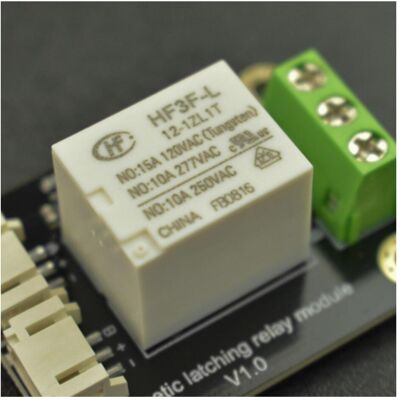 DFRobot Gravity Magnetisches Verriegelungsrelais 3.3V-5V, Entwicklungsboard Zubehör, Schwarz DFRobot Gravity Magnetisches Verriegelungsrelais 3.3V-5V, Entwicklungsboard Zubehör, Schwarz