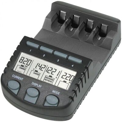 AccuCell Ladegerät ALPHA700 Schnellladegerät mit LCD-Display, Entladefunktion (AA, AAA), Akku Ladegerät AccuCell Ladegerät ALPHA700 Schnellladegerät mit LCD-Display, Entladefunktion (AA, AAA), Akku Ladegerät