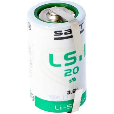 Saft LSH 20 Lithiumbatterie - 13000mAh, U-Tab, 3.6V - Batterie Saft LSH 20 Lithiumbatterie - 13000mAh, U-Tab, 3.6V - Batterie