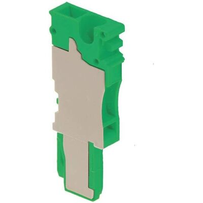 Weidmüller ZP 2.5/1AN/1 GN Tragschienen-Komponenten Steckverbinder, Elektronikkabel + Stecker, Grün Weidmüller ZP 2.5/1AN/1 GN Tragschienen-Komponenten Steckverbinder, Elektronikkabel + Stecker, Grün