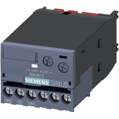 Siemens 3RA2815-1AW10 Hilfsschalter - Elektronische Verzögerung - 1 Wechsler Siemens 3RA2815-1AW10 Hilfsschalter - Elektronische Verzögerung - 1 Wechsler