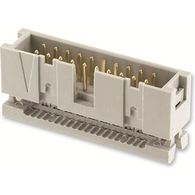Econ CONNECT Wannenstecker, DIN 41651, 20-polig, schneidklemm, RM 2,54 mm, Elektronikkabel + Stecker, Grau Econ CONNECT Wannenstecker, DIN 41651, 20-polig, schneidklemm, RM 2,54 mm, Elektronikkabel + Stecker, Grau
