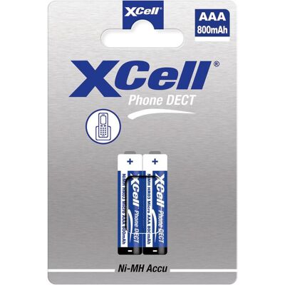 Hückmann Xcell Phone Accus X800AAA (2 Stk., AAA, 800 mAh), Batterien + Akkus Hückmann Xcell Phone Accus X800AAA (2 Stk., AAA, 800 mAh), Batterien + Akkus