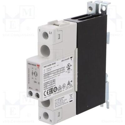 Carlo Gavazzi RGC1A23D15KKE - Halbleiterrelais Solitron RJ Mini 1polig 20A 230V, Relais Carlo Gavazzi RGC1A23D15KKE - Halbleiterrelais Solitron RJ Mini 1polig 20A 230V, Relais