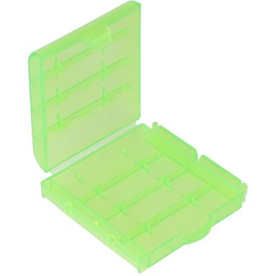 AccuCell Aufbewahrungsbox für 4x AA Mignon oder 4x 14500 Akkus, max. Batterielänge 50,6mm, grün, Batterie Zubehör, Grün AccuCell Aufbewahrungsbox für 4x AA Mignon oder 4x 14500 Akkus, max. Batterielänge 50,6mm, grün, Batterie Zubehör, Grün