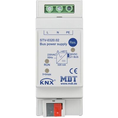 MDT STV-0320.02 - 2TE KNX Bus Spannungsversorgung mit LED MDT STV-0320.02 - 2TE KNX Bus Spannungsversorgung mit LED