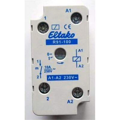 Eltako R91-100-230VAC Relais de commutation - Wandmontage - 8A Max Eltako R91-100-230VAC Relais de commutation - Wandmontage - 8A Max