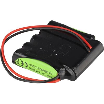 XCell Notleuchtenakku NiMH 7,2V 1800mAh F1x5+1 Mignon AA mit 200mm Kabel einseitig passend für Ledvance (1 Stk., Akku), Akku Ladegerät XCell Notleuchtenakku NiMH 7,2V 1800mAh F1x5+1 Mignon AA mit 200mm Kabel einseitig passend für Ledvance (1 Stk., Akku), Akku Ladegerät