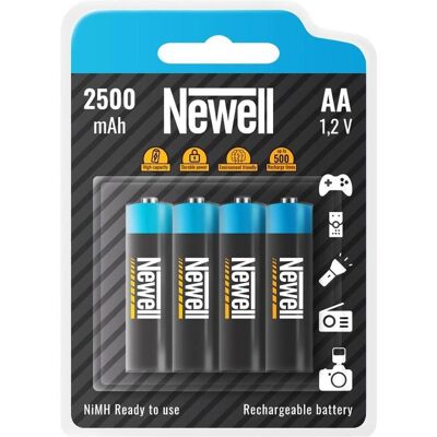 Newell Wiederaufladbare NiMH AA 2500 - Batterien Newell Wiederaufladbare NiMH AA 2500 - Batterien