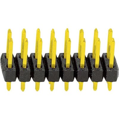 BKL Electronic Stiftleiste (Standard) Anzahl Reihen: 2 Polzahl je Reihe: 8 10120, Elektronikkabel + Stecker, Schwarz BKL Electronic Stiftleiste (Standard) Anzahl Reihen: 2 Polzahl je Reihe: 8 10120, Elektronikkabel + Stecker, Schwarz