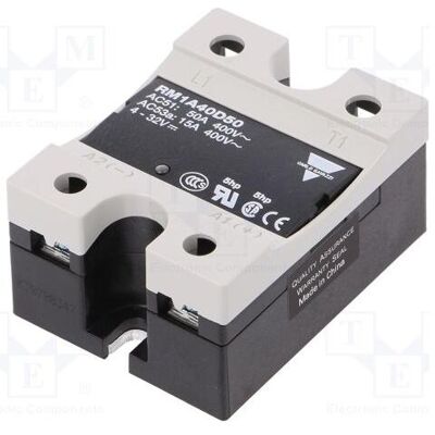 Carlo Gavazzi Halbleiter einphasig 42-440V AC 50A 4-32V DC (RM1A40D50), Relais Carlo Gavazzi Halbleiter einphasig 42-440V AC 50A 4-32V DC (RM1A40D50), Relais