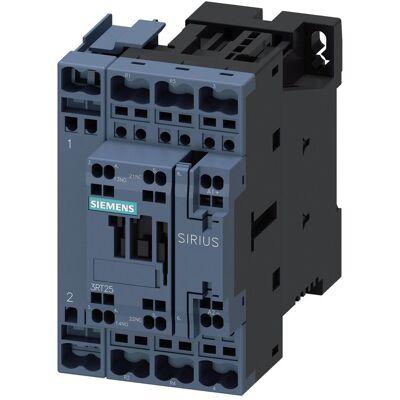 Siemens Schütz 3RT2526-2BF40 - 11kW/400V DC 110V - Leistungsschütz Siemens Schütz 3RT2526-2BF40 - 11kW/400V DC 110V - Leistungsschütz
