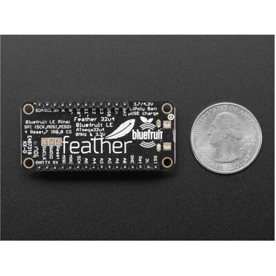 Adafruit Feather 32u4 Bluefruit LE, montiert, Entwicklungsboard + Kit Adafruit Feather 32u4 Bluefruit LE, montiert, Entwicklungsboard + Kit