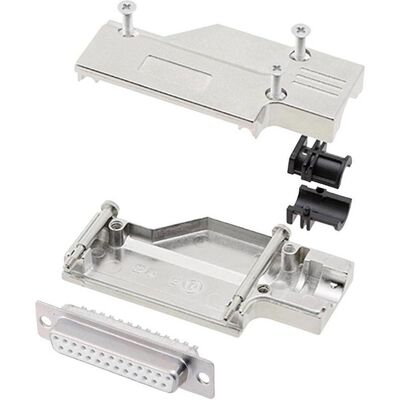 encitech DCMR25-FK-DBS-W-K 6355-8065-13 D-SUB Buchsenleisten-Set 90° 25 Pole Lötklemme encitech DCMR25-FK-DBS-W-K 6355-8065-13 D-SUB Buchsenleisten-Set 90° 25 Pole Lötklemme