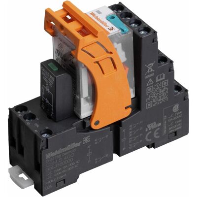 Weidmüller Koppelrelais, 24 V DC +10 % -20 %, LED 2 Wechsler (AgNi) 250 V AC, 12 A, Schraubanschluss, Relais Weidmüller Koppelrelais, 24 V DC +10 % -20 %, LED 2 Wechsler (AgNi) 250 V AC, 12 A, Schraubanschluss, Relais