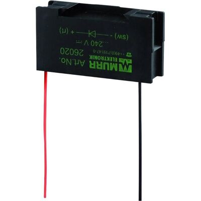 Murr Elektronik RC Überspannungs-Entstörmodul - Schaltgeräuschfilter, 12x43x20 mm Murr Elektronik RC Überspannungs-Entstörmodul - Schaltgeräuschfilter, 12x43x20 mm