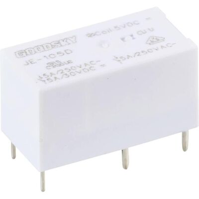 Goodsky JE-105D Printrelais 5 V/DC 5 A 1 Wechsler 1 St., Relais Goodsky JE-105D Printrelais 5 V/DC 5 A 1 Wechsler 1 St., Relais