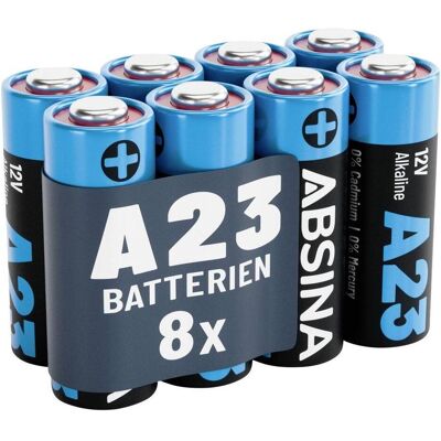 Absina Spezial-Batterie 23 A Alkali-Mangan 12 V 55 8 St. (8 Stk.), Batterien + Akkus Absina Spezial-Batterie 23 A Alkali-Mangan 12 V 55 8 St. (8 Stk.), Batterien + Akkus