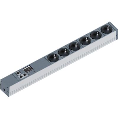 Bachmann Bach 19" PDU 1HE 6-fach Schutzk. - Stromverteiler Bachmann Bach 19" PDU 1HE 6-fach Schutzk. - Stromverteiler