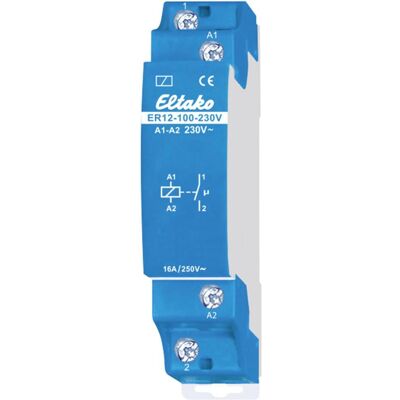Eltako ER12-100-230V Relais - 4A 250V AC DIN Montage Eltako ER12-100-230V Relais - 4A 250V AC DIN Montage