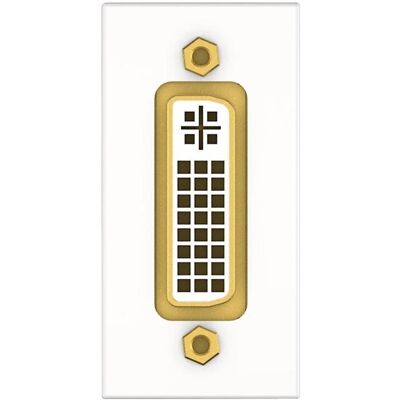 Kindermann 7464000502. Buchsen-Typ: DVI-I, Module Menge (max): 1 Modul(e). Produktfarbe: Weiss, Material: Kunst, Videokabel, Weiss Kindermann 7464000502. Buchsen-Typ: DVI-I, Module Menge (max): 1 Modul(e). Produktfarbe: Weiss, Material: Kunst, Videokabel, Weiss