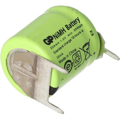 AccuCell Akku für Sanyo N-110AA Akku NiMH 1/3 AA Mignon mit 3-er Print + / -- (1 Stk., Akku), Akku Ladegerät AccuCell Akku für Sanyo N-110AA Akku NiMH 1/3 AA Mignon mit 3-er Print + / -- (1 Stk., Akku), Akku Ladegerät