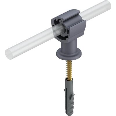 OBO Bettermann - 177 B-HD30 - Grau - 30mm - Cable holder OBO Bettermann - 177 B-HD30 - Grau - 30mm - Cable holder