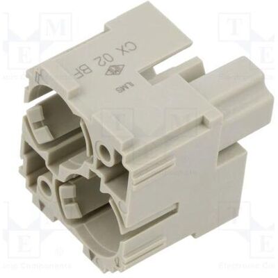 ILME Steckverbinder: HDC Kontakteinsatz weiblich 50V UL94V-0, Elektronikkabel + Stecker ILME Steckverbinder: HDC Kontakteinsatz weiblich 50V UL94V-0, Elektronikkabel + Stecker