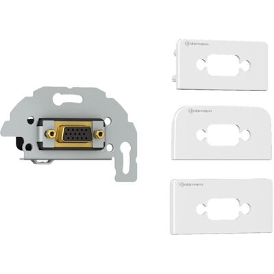 Kindermann Konnect design click ws 7456000552 VGA auf 13Pin Blende 1/2 m.Kabelpeitsch (0.28 m), Videokabel, Weiss Kindermann Konnect design click ws 7456000552 VGA auf 13Pin Blende 1/2 m.Kabelpeitsch (0.28 m), Videokabel, Weiss