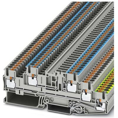Phoenix Contact PTB 2,5-PE/L/NTG 3210545 Installationsschutzleiterklemme 0.14 mm² 4 mm² Grau 50 St., Elektronikkabel + Stecker, Grau Phoenix Contact PTB 2,5-PE/L/NTG 3210545 Installationsschutzleiterklemme 0.14 mm² 4 mm² Grau 50 St., Elektronikkabel + Stecker, Grau