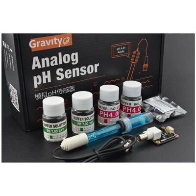 DFRobot Gravity analog pH Sensor Meter Kit V2, Entwicklungsboard + Kit DFRobot Gravity analog pH Sensor Meter Kit V2, Entwicklungsboard + Kit