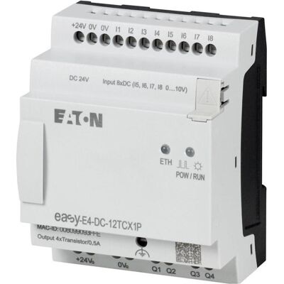 Eaton Easy-E4 Relaissteuerung - Ethernet, 4 Analoge Eingänge, 4 Ausgänge Eaton Easy-E4 Relaissteuerung - Ethernet, 4 Analoge Eingänge, 4 Ausgänge